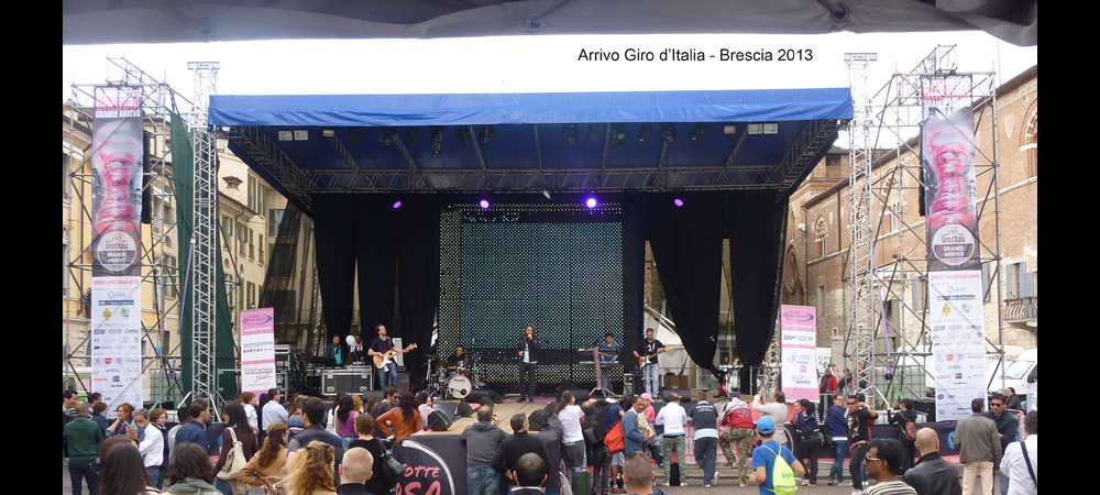 Piazza Paolo VI Brescia - Arrivo Giro d'Italia di ciclismo - 2013